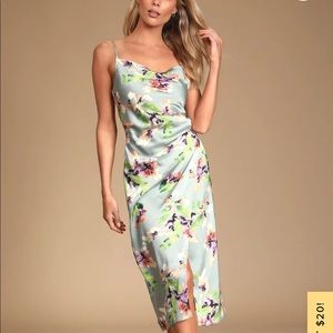 Lulus satin dress